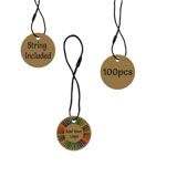 Kraft Custom Hang Tag - Circle - 1